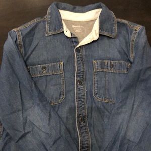 Boys Gap denim/thermal shirt size XL